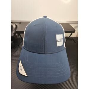 Taylor Made Golf Hat Performance Flex Blue Cap UPF25+ BUNZL